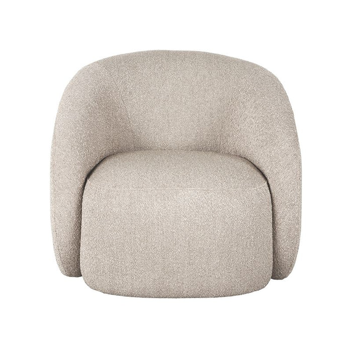 Fauteuil Alby 1-Zits Beige Bouclé