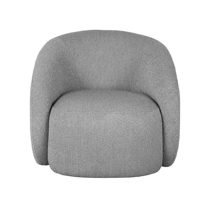 Fauteuil Alby 1-Zits Grijs Chic Bouclé